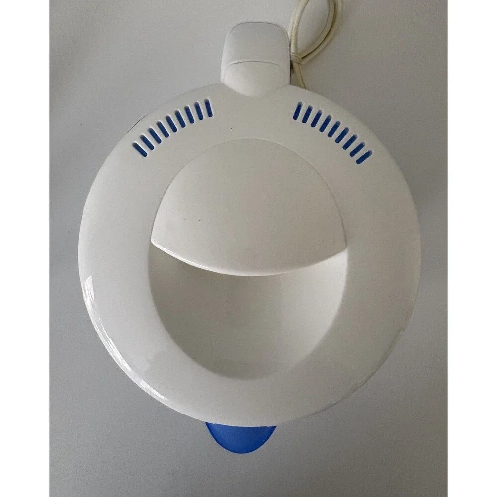 Proctor Silex HP04 Hot Pot Electric Kettle Blue White 32oz Tested Working